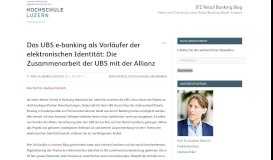 
							         Das UBS e-banking als Vorläufer der elektronischen Identität: Die ...								  
							    
