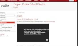 
							         DASA - Fairport Central School District								  
							    