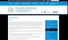 
							         Dashboard - Miscellaneous - Franklin-McKinley School ... - San Jose								  
							    