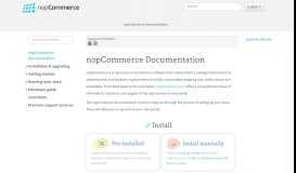 
							         Dashboard - nopCommerce documentation								  
							    