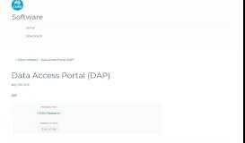 
							         Data Access Portal (DAP) - Software - CSIRO Research								  
							    