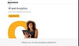 
							         Data Analytics Software | OpenText								  
							    