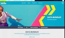
							         Data Bundles | Telkom Kenya Limited								  
							    