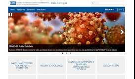 
							         Data | Centers for Disease Control and Prevention | Data ... - CDC								  
							    