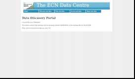 
							         Data Discovery Portal								  
							    