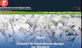 
							         Data-driven design for Shred-it | ecentricarts								  
							    