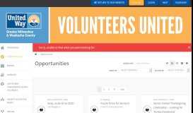 
							         Data Entry Volunteer | United Way Volunteers United System in ...								  
							    