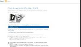 
							         Data Management System (DMS) - rotary-ribi.org								  
							    
