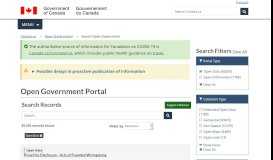 
							         Data - Open Government Portal - Canada.ca								  
							    