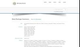 
							         Data Portal - Data Package Summary | Environmental Data ... - Doi.org								  
							    