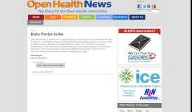
							         Data Portal India | Open Health News								  
							    
