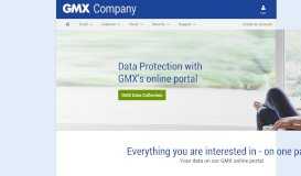 
							         Data Protection with GMX's Online Portal - GMX Mail								  
							    