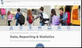 
							         Data, Reporting & Statistics - Pennsylvania Department of Education								  
							    