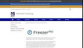 
							         Data Sciences and Technology - Freezer Pro – UMass ...								  
							    