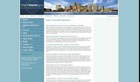 
							         Data & Security Technology Initiatives | City of Boston								  
							    