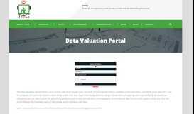 
							         Data Valuation Portal – Types Project								  
							    
