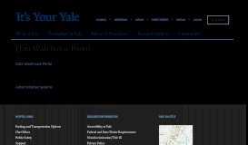
							         Data Warehouse Portal - It's Your Yale - Yale University								  
							    