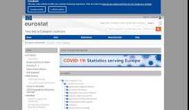 
							         Database - Eurostat - European Commission								  
							    