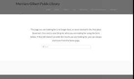
							         Databases – Merriam-Gilbert Public Library								  
							    