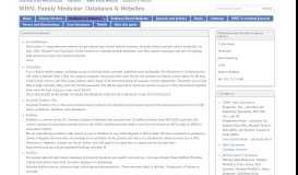 
							         Databases & Websites - WHSL Family Medicine ... - Wits LibGuides								  
							    