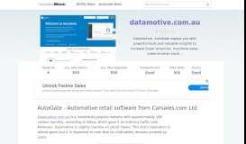 
							         Datamotive.com.au website. DataMotive Portal.								  
							    