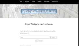 
							         DATE:__August 11, 2004 - Chicago Complete Streets								  
							    