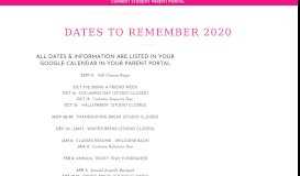 
							         Dates To Remember | Dance Stop Dance Education Center								  
							    