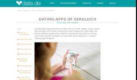 
							         Dating-Apps im Vergleich - date.de								  
							    