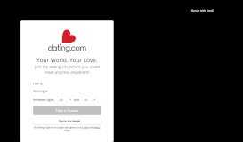 
							         Dating.com™ Official Site – Find Your Ideal Match Today Online								  
							    