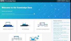 
							         Datto Knowledge Base								  
							    