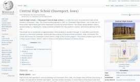 
							         Davenport Central High School - Wikipedia								  
							    
