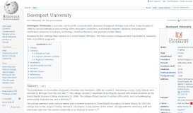 
							         Davenport University - Wikipedia								  
							    