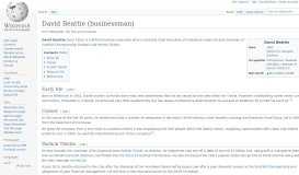 
							         David Beattie (businessman) - Wikipedia								  
							    