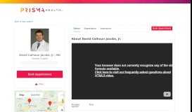 
							         David Calhoun Jacobs, Jr, MD | Surgery | Prisma Health - Upstate								  
							    