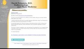 
							         David Feinstein M.D. - Endocrinology								  
							    