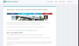 
							         David Peake - Rentec Direct's Property Management Software								  
							    