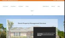 
							         Davie Property Management - South Florida Property Management ...								  
							    