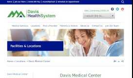 
							         Davis Medical Center - Elkins, WV Hospital | Davis Health System								  
							    