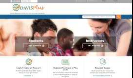 
							         DavisPlus - student and instructor online resource center supporting ...								  
							    