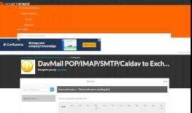 
							         DavMail POP/IMAP/SMTP/Caldav to Exchange / List davmail ...								  
							    
