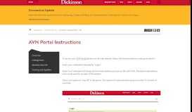 
							         DAVS Portal Instructions - Dickinson College								  
							    