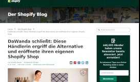 
							         DaWanda schließt: Shopify ist die beste Alternative für Onlinehändler								  
							    