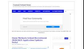
							         Dawn Michaels School Recruitment 2018/2019 and How to Apply ...								  
							    