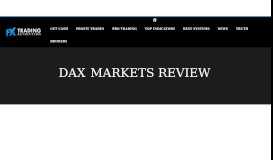 
							         Dax Markets | Forex Broker Review - FX Trading Revolution ...								  
							    