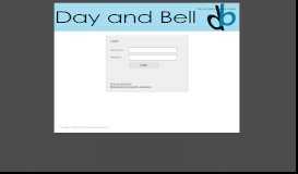 
							         Day and Bell Tenant Portal - Login								  
							    