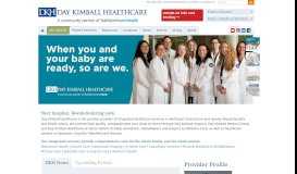 
							         Day Kimball Healthcare | Connecticut Hospital, Home Care & Primary ...								  
							    