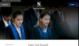 
							         Day Provision | Life at Lancing | Lancing College								  
							    