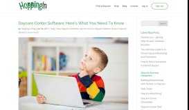 
							         Daycare Center Software: Here's What You Need To Know » Hopping In!								  
							    