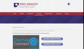 
							         Daymap Portal - Port Augusta Secondary School - Department for ...								  
							    