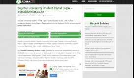 
							         Daystar University Student Portal Login - portal.daystar.ac.ke								  
							    